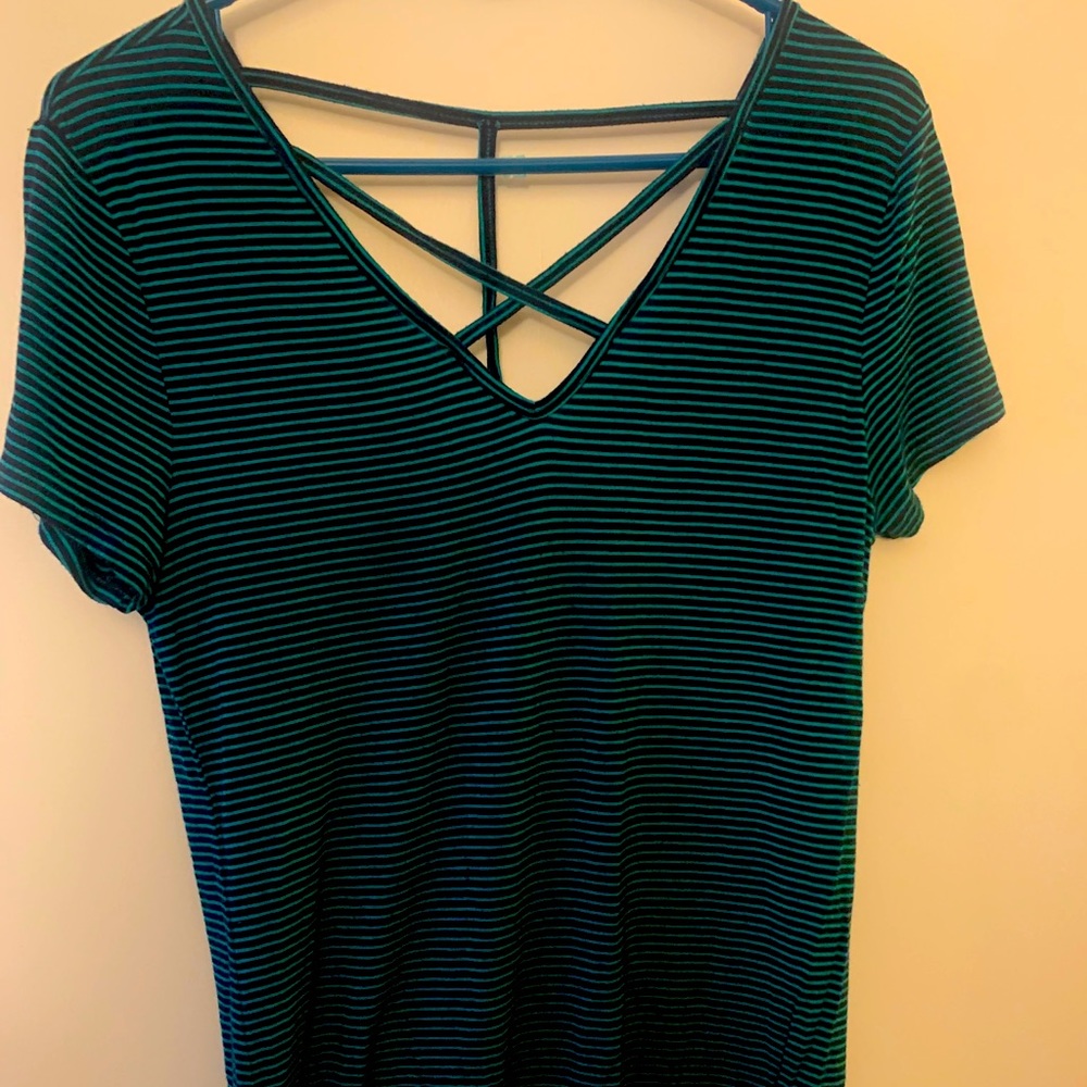 Criss cross tops